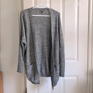 EXPRESS Salt/Pepper Knit Cardigan